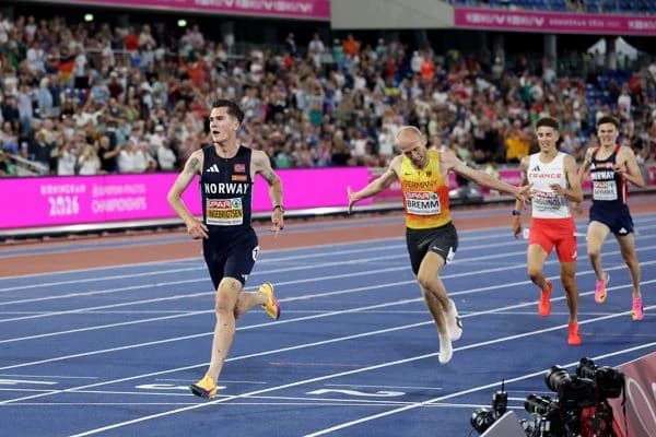 Ingebrigtsen makes golden return as Hunt triumphs in Birmingham
