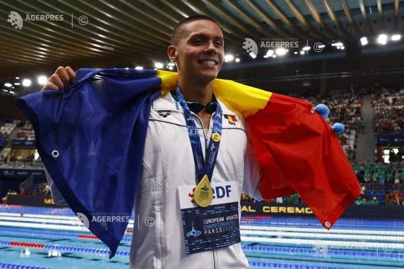 Înot: 'Cu Marchand, rivalitatea noastră ar putea fi extraordinară', consideră David Popovici