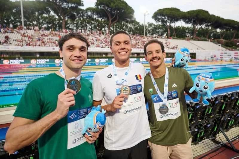 Înot: David Popovici, învingător în proba de 100 m liber, la Trofeul Settecolli