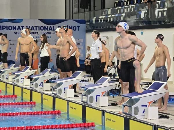 Înot: David Popovici la a cincea medalie la Naționalele de la Otopeni. Bronz cu CS Dinamo la ştafetă