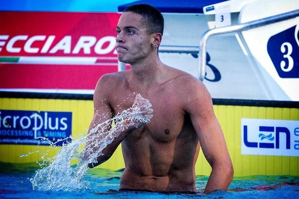 Înot – Sette Colli: David Popovici a câştigat medalia de aur la Roma, în proba de 100 m liber, cu re
