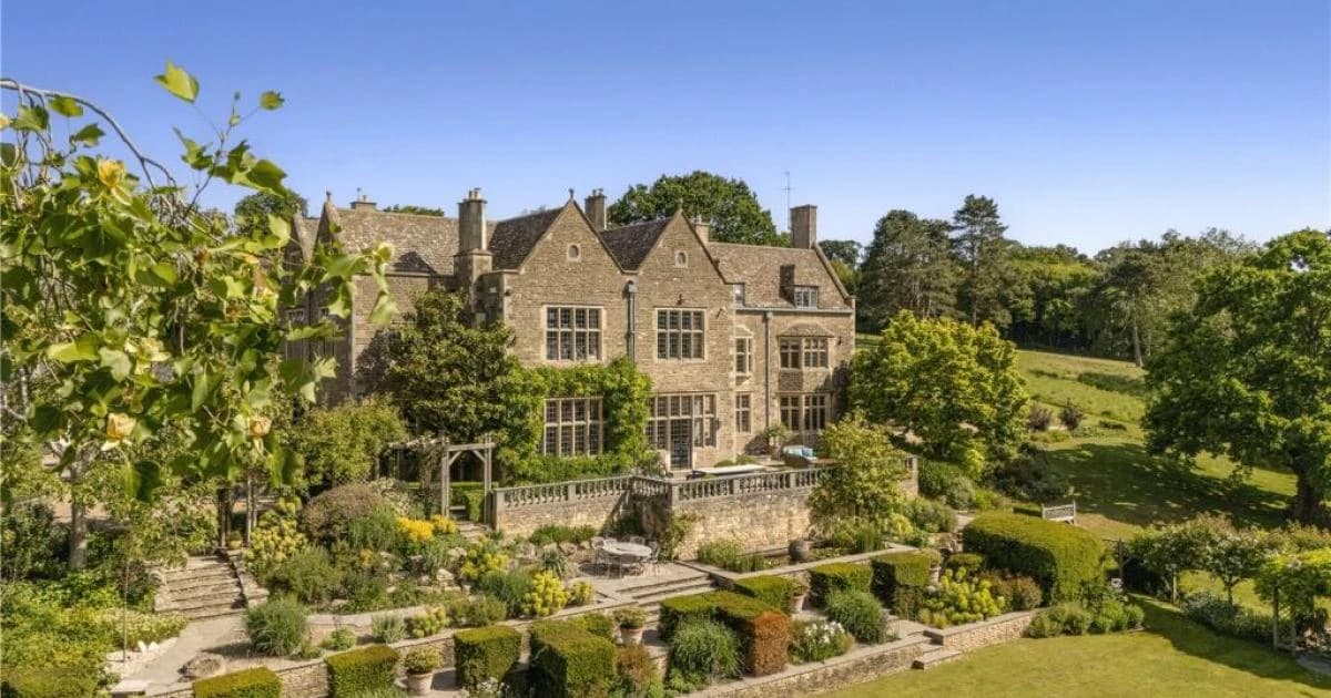 Inside £7.5m seven-bedroom house on Cotswolds estate with pool and gym