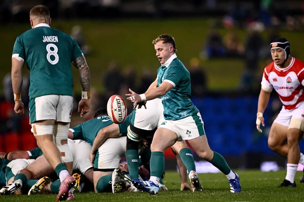 Ireland grinds out a 36-20 win over Japan in Nations Championship