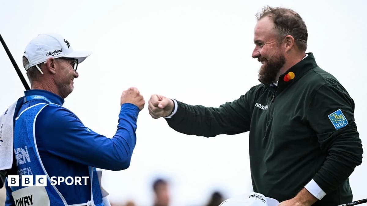 Irish Open 2026: Inspired Shane Lowry takes four-shot lead into final round at Doonbeg