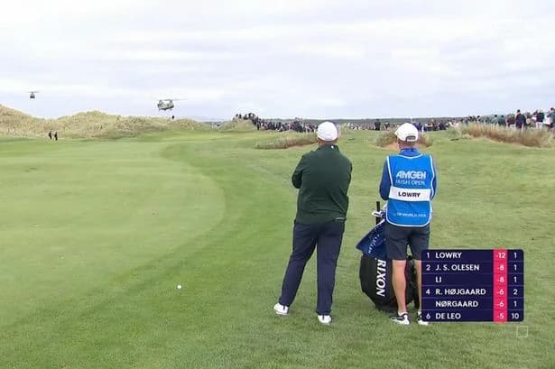 Irish Open halted as golfers forced to wait for Donald Trump's helicopters to land
