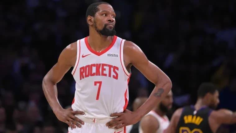 Is Kevin Durant playing tonight in Game 6 vs. Lakers? Final status for Rockets star