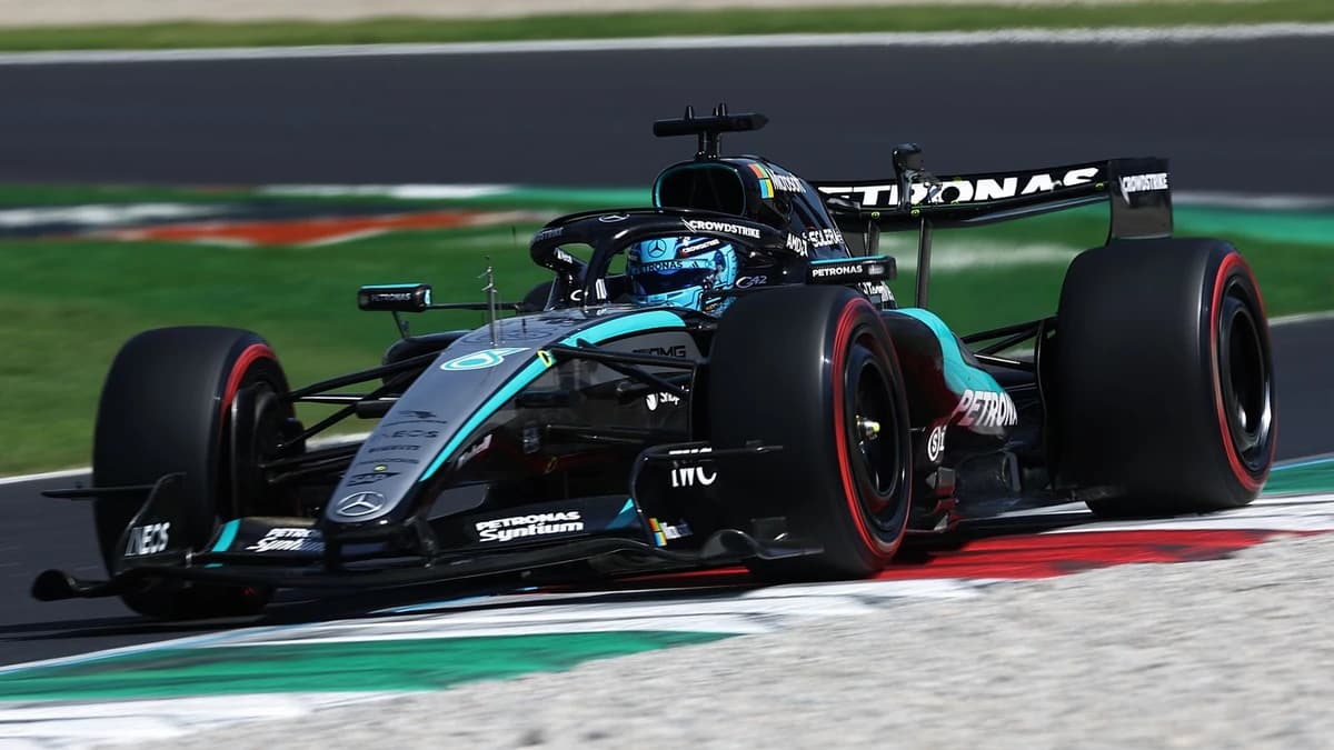 Italian GP: George Russell tops Lewis Hamilton in final practice as Mercedes appear to establish edg