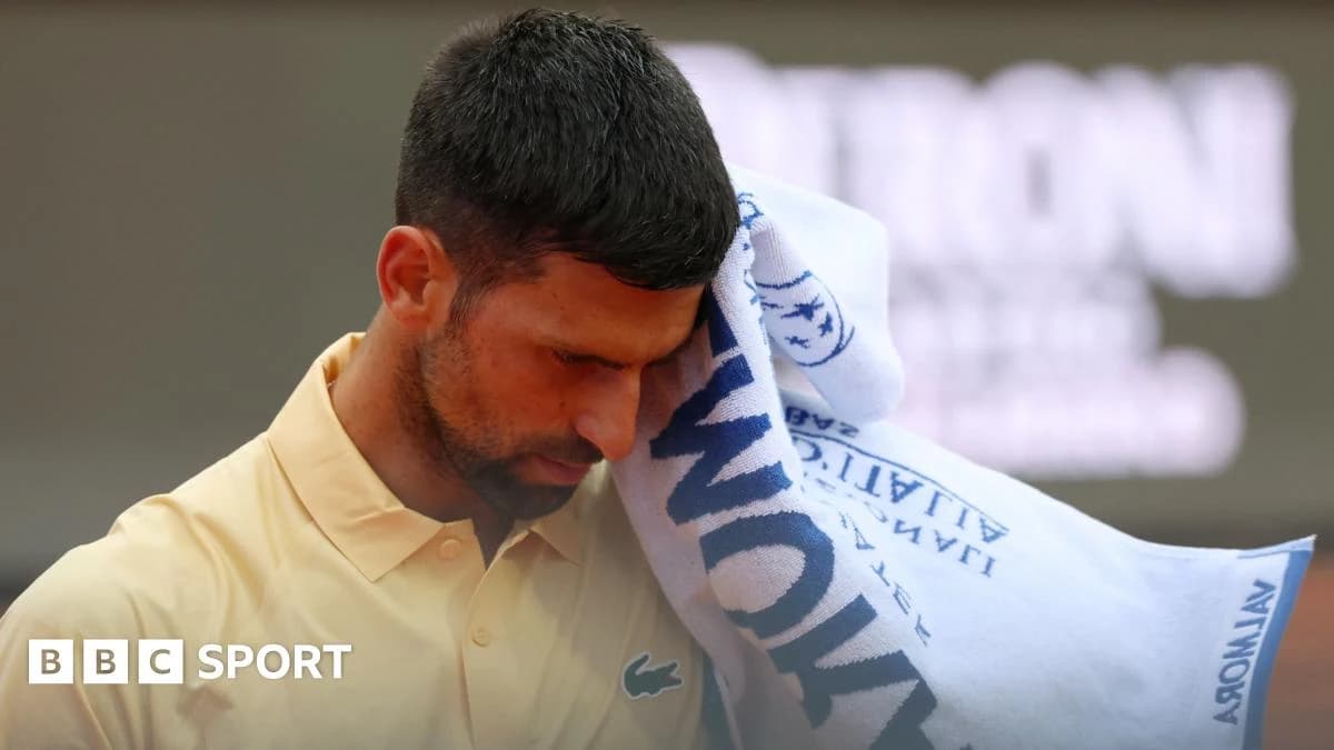 Italian Open: Novak Djokovic beaten by qualifier Dino Prizmic on return to action