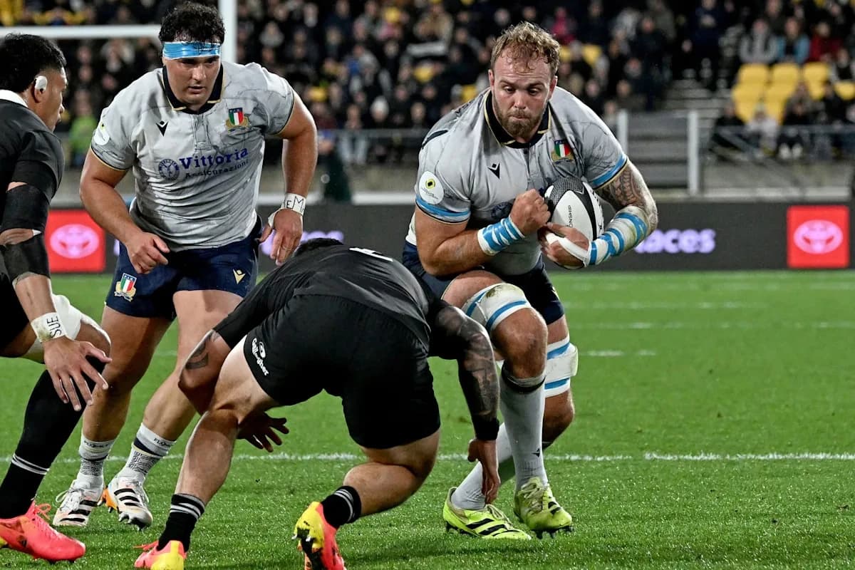 Italy's Cannone suspended for 4 weeks for head-butting in rugby's Nations Championship