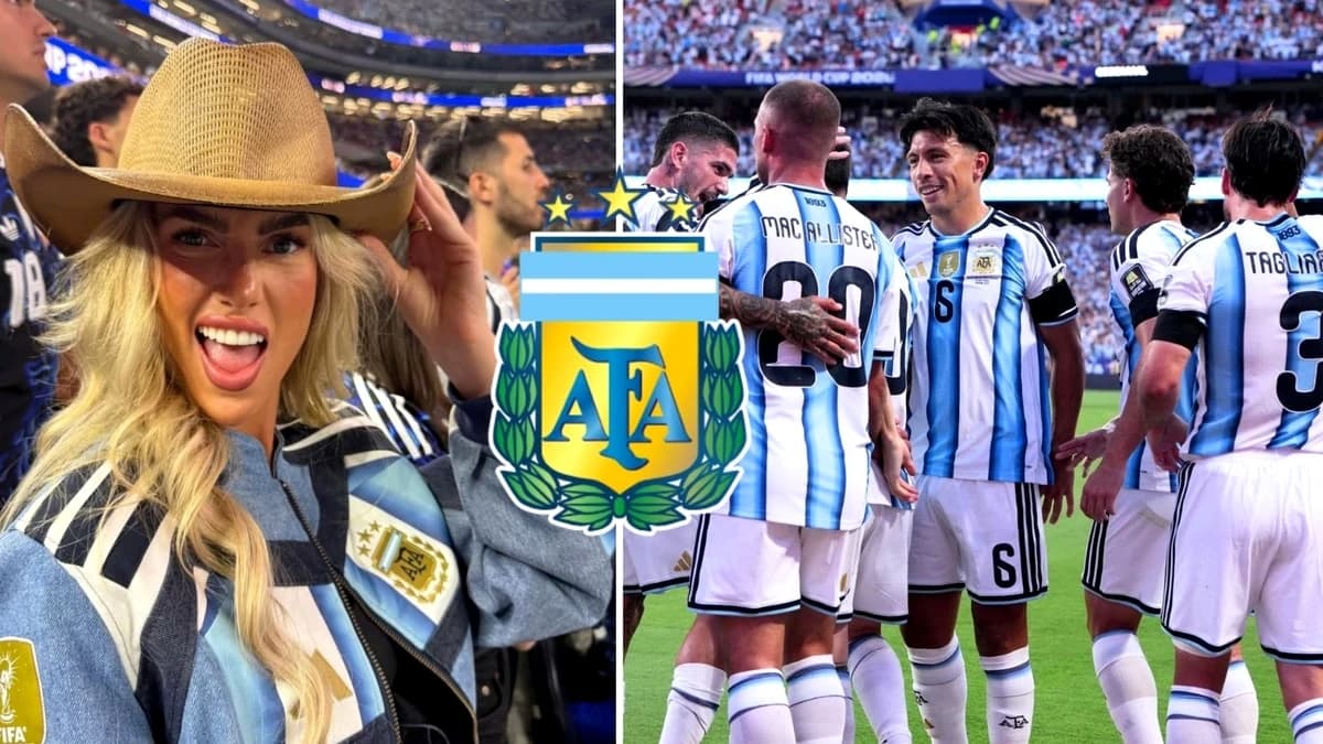 Iubita unei vedete din Premier League e trup şi suflet cu Argentina în meciul cu Anglia! Cum îşi exp
