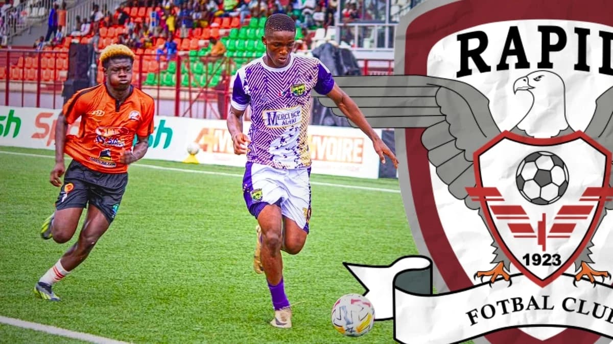 Ivorian de 17 ani la primul antrenament al lui Daniel Pancu la Rapid. Exclusiv