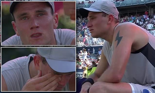 Jack Draper breaks down in tears as Brit loses on return from injury at Canadian Open