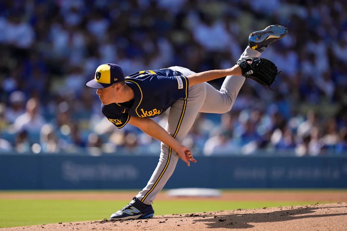 Jacob Misiorowski keeps Dodgers' bats in check as Brewers pick up 4-1 win