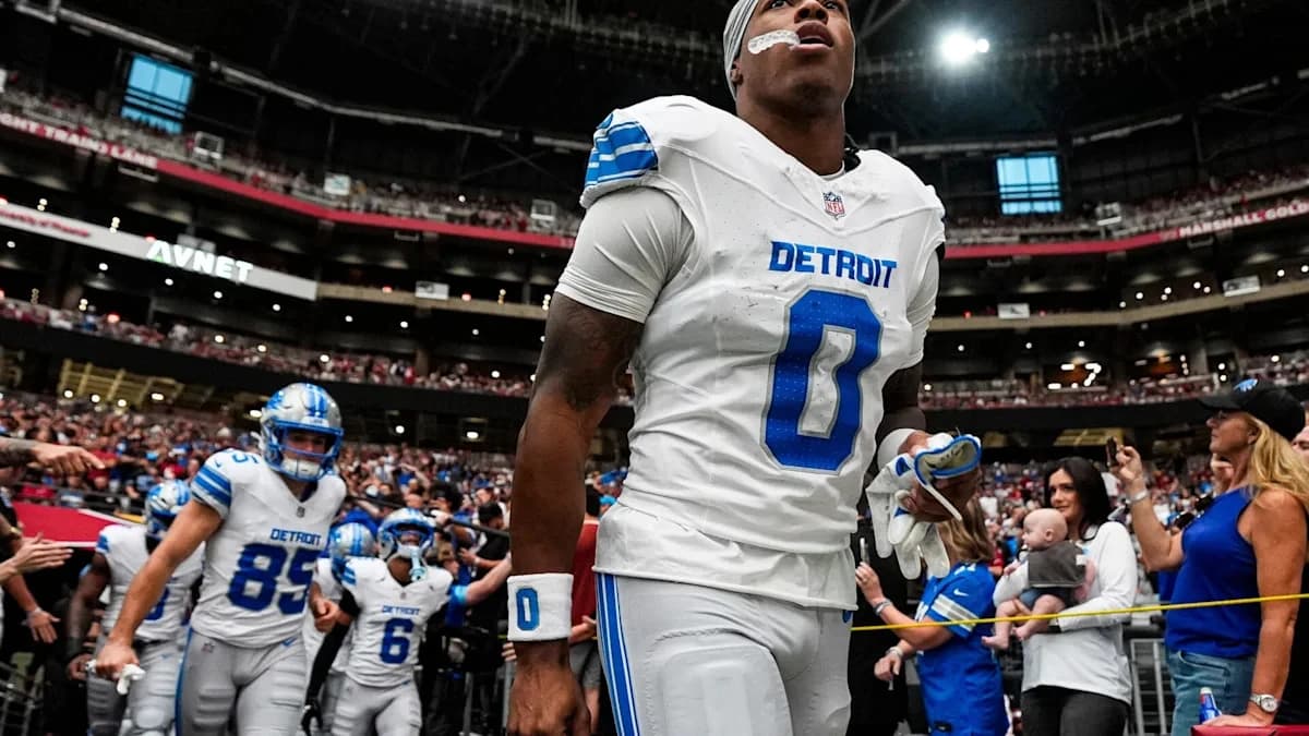 Jahmyr Gibbs on injury watch after scary slide at end of Lions-Packers