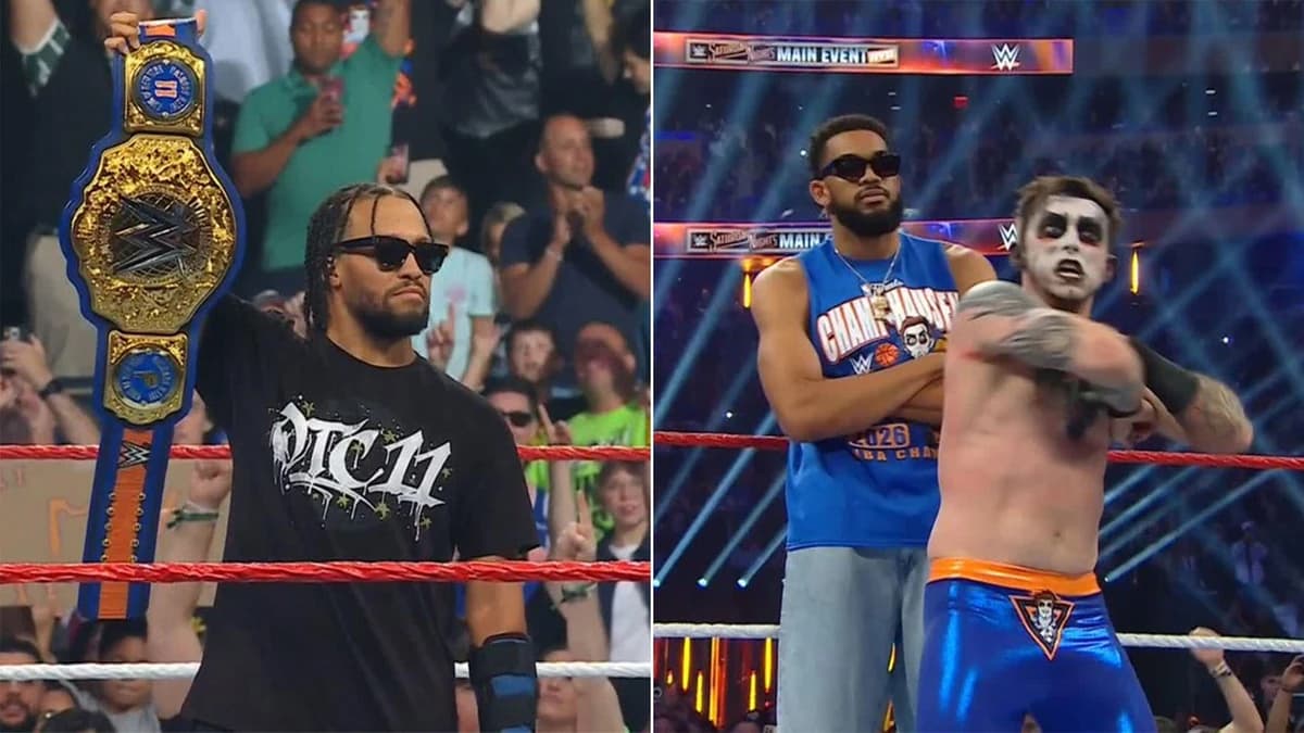 Jalen Brunson main events, Karl-Anthony Towns chokeslams WWE superstars in return to Madison Square