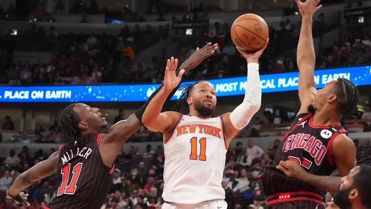 Jalen Brunson scores 38 points as the Knicks beat the Bulls 133-127