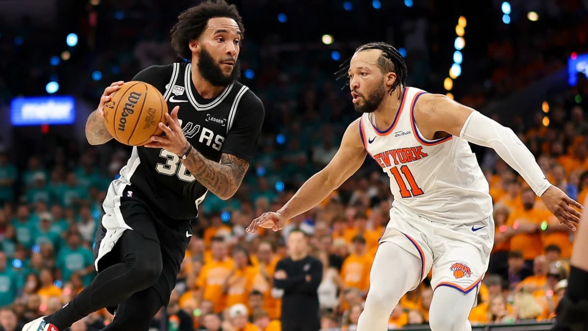 Jalen Brunson's defense looked good in NBA Finals Game 1, but the Spurs need to hunt him more in Gam