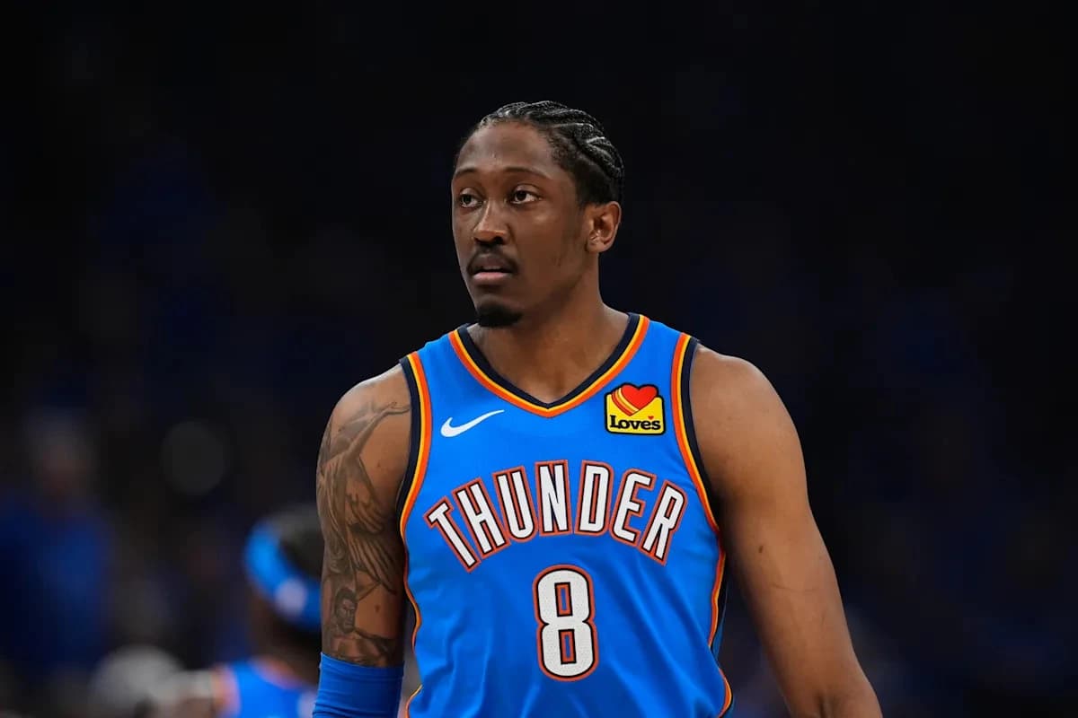 Jalen Williams leaves Thunder-Spurs Game 2 with apparent hamstring injury