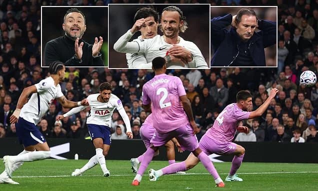 James Maddison gives Tottenham lift off: First Premier League goal in 610 days helps fire Roberto De
