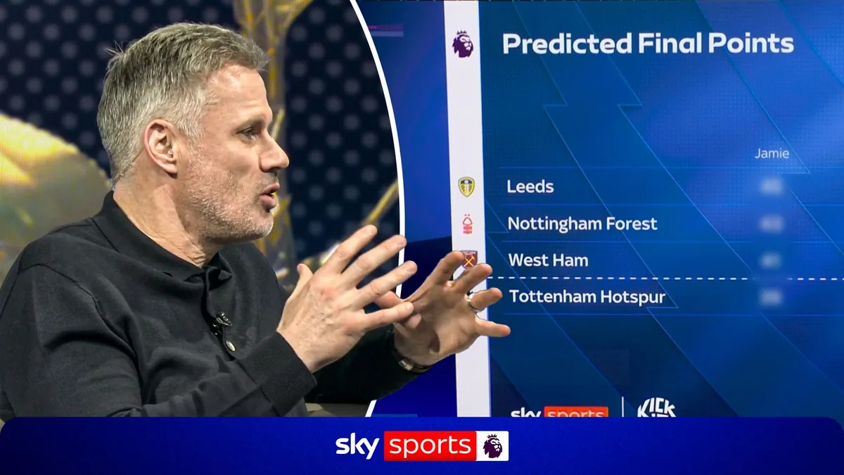 Jamie Carragher gives his predictions of who will be relegated alongside of Wolves from the Premier