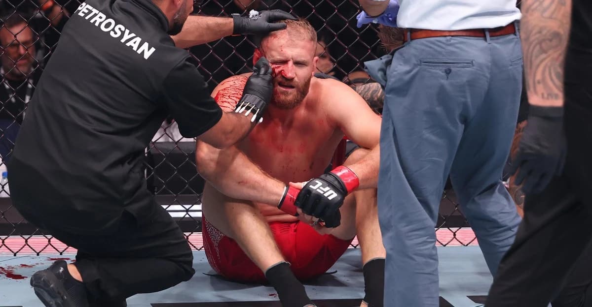 Jan Blachowicz shows off nasty cut in first statement after UFC Belgrade knockout loss