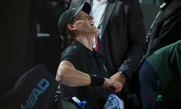 Jannik Sinner has fans fearing for his health after VOMITING on court at the Italian Open - before D