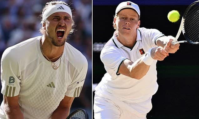 Jannik Sinner vs Alexander Zverev - Wimbledon men's final LIVE: No 1 and 2 seeds go head-to-head in