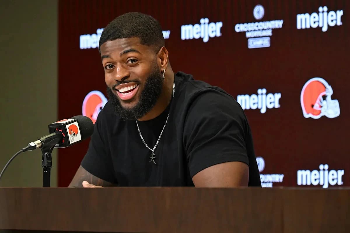 Jared Verse isn't aiming to fill shoes left by Myles Garrett after trade to Browns: 'My job is to be