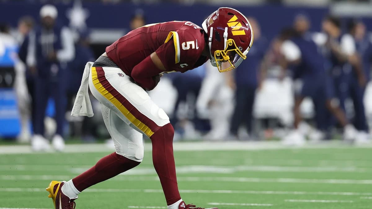 Jayden Daniels injury update: QB dislocates elbow vs. Cowboys, x-rays show no fracture