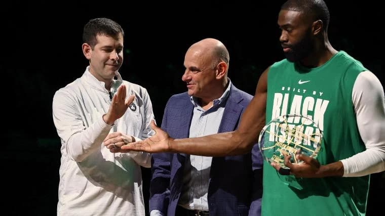Jaylen Brown calls out Brad Stevens, Celtics in first livestream since trade to 76ers