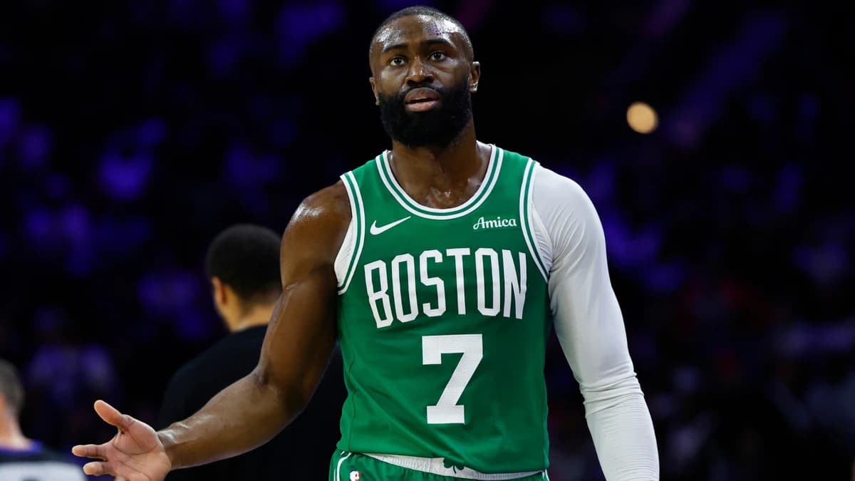 Jaylen Brown calls out Joel Embiid for flopping, says NBA refs have 'agenda' against him during Twit