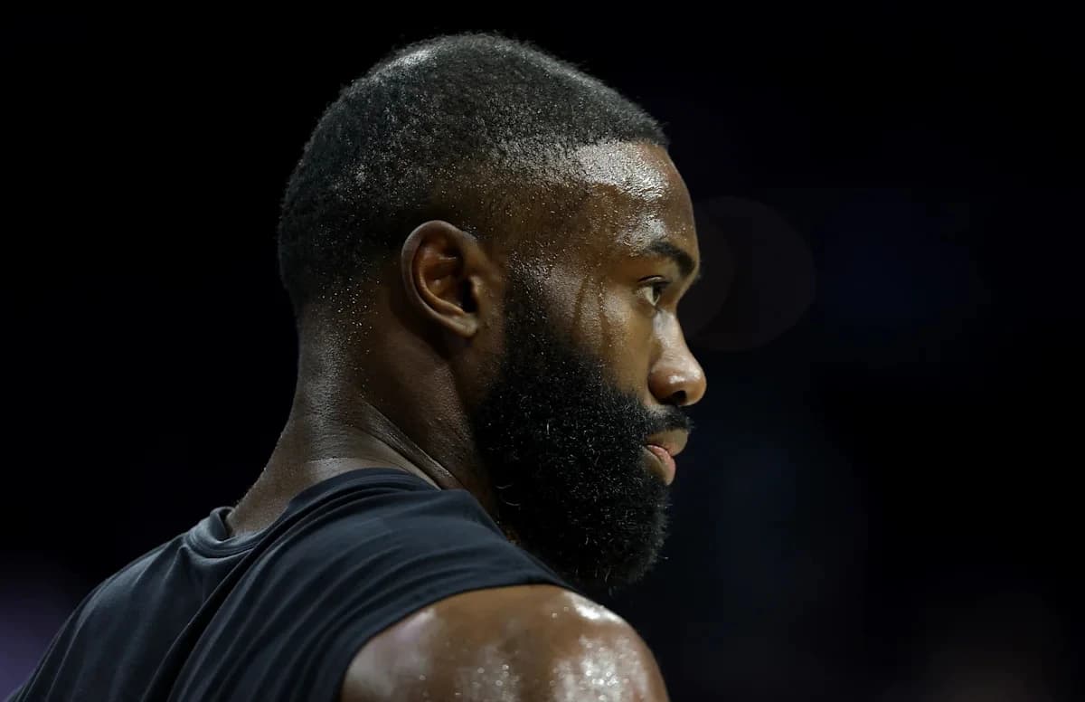 Jaylen Brown shared his authentic, emotional reaction to the Celtics trading him