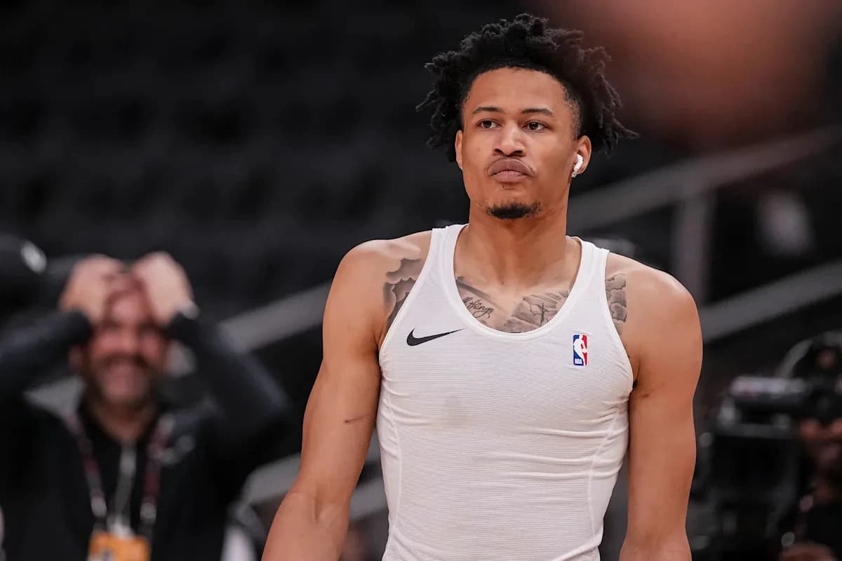 Jazz guard Trey Alexander leaves Summer League game on stretcher in pain after contact to his torso