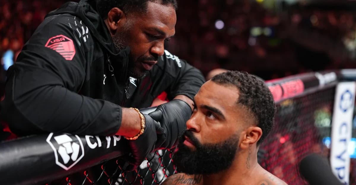 Jon Jones issues statement over Gable Steveson’s knockout loss, leaving the octagon immediately afte