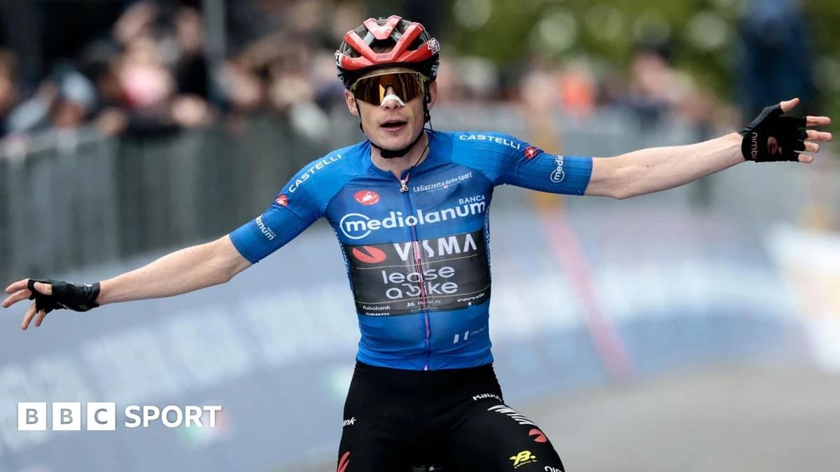 Jonas Vingegaard reduces gap on leader with stage nine win