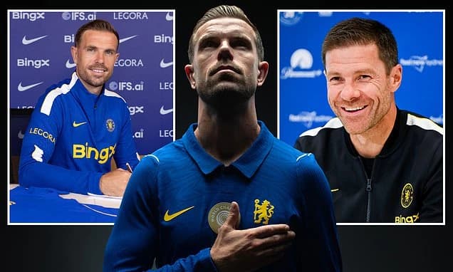 Jordan Henderson's move to Chelsea confirmed: England midfielder, 36, joins Blues after ripping up B