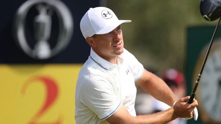 Jordan Spieth 3-putts from 3 feet, 11 inches for a 9 as 'yips' show up at The Open Championship