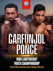 José Carfunjol Defends WBA Youth Lightweight Title Against Cristian Ponce