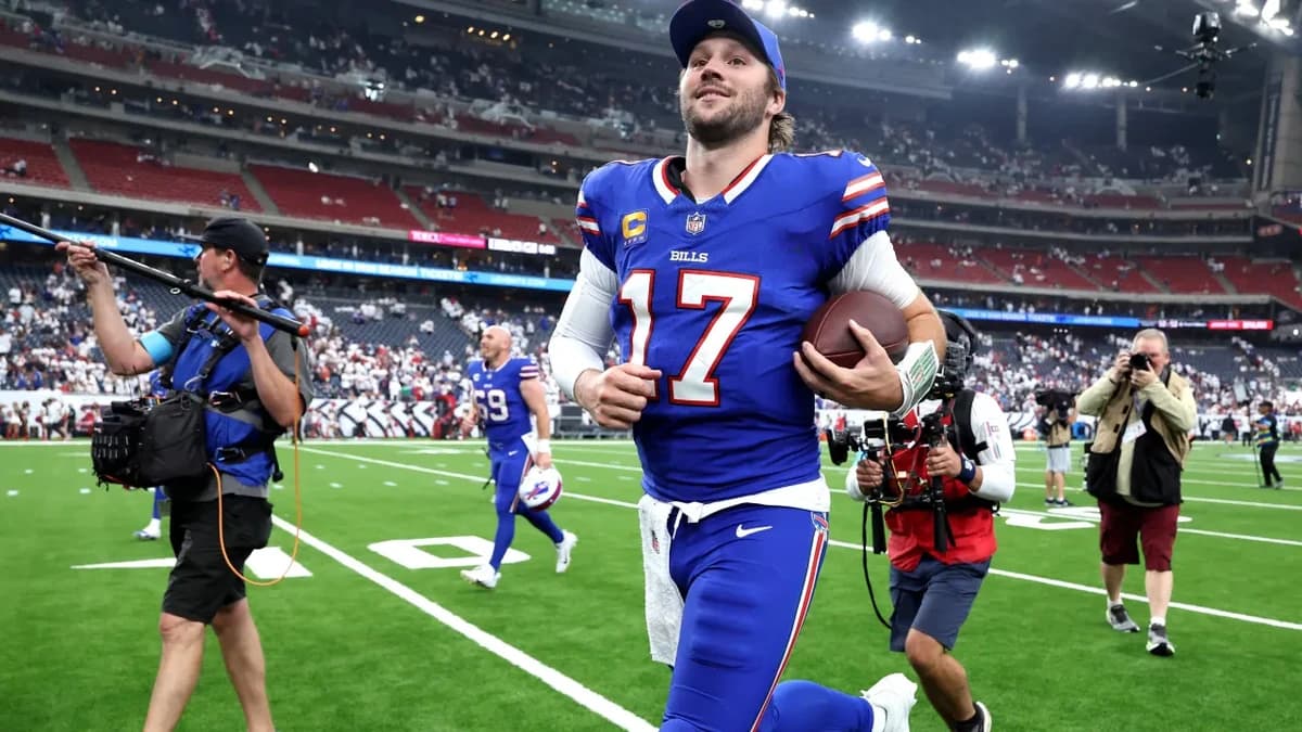 Josh Allen is on pace for an NFL record that's never been done before