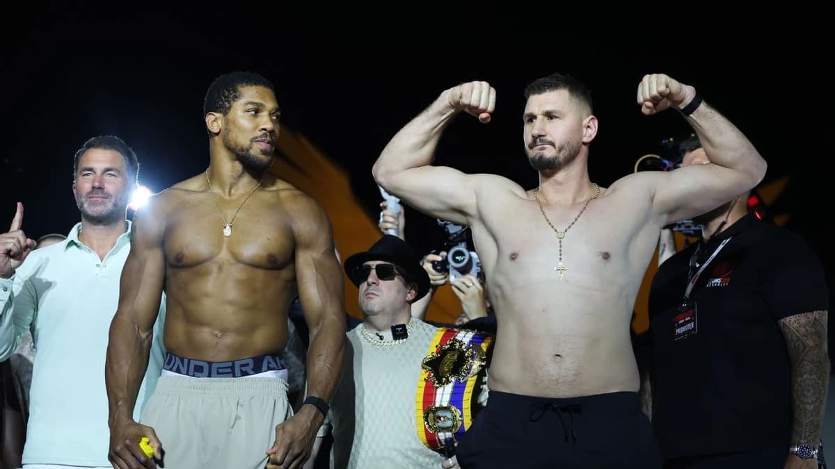 Joshua 10lbs lighter than Prenga for comeback