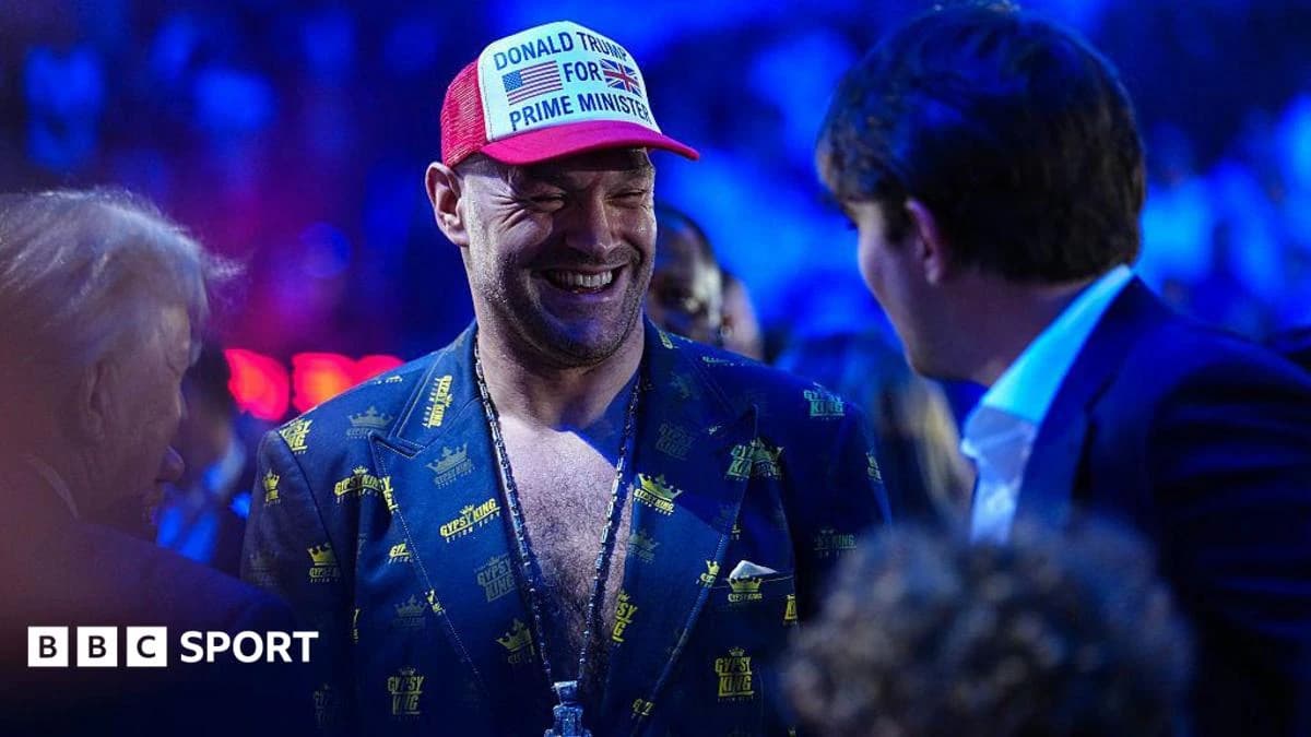 Joshua vs Fury: Heavyweight Tyson Fury teases 'massive announcement' with Dana White on UFC White Ho