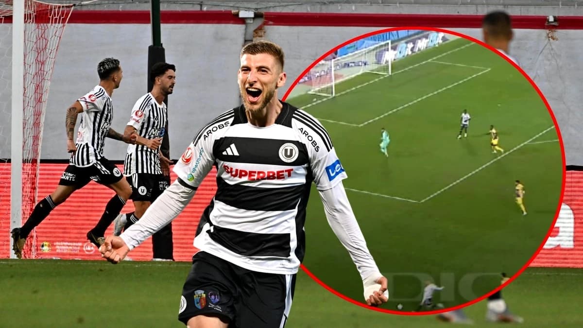 Jovo Lukic, răspuns pentru FCSB! Gol imposibil marcat în U Cluj – Petrolul. Video