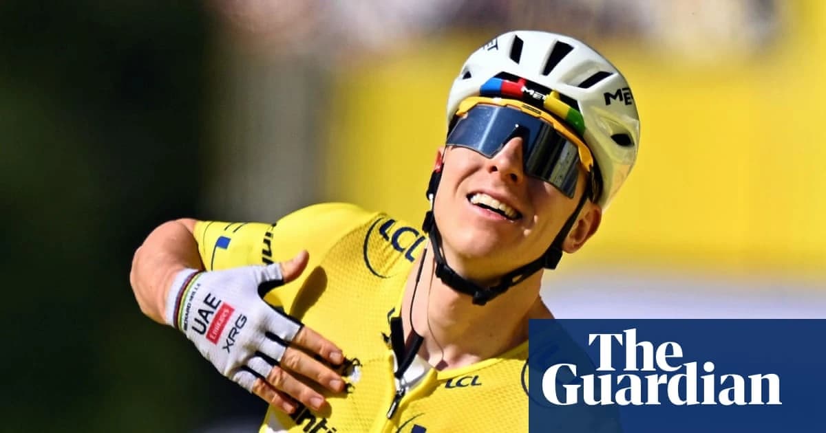 Joy for Tadej Pogacar on Bastille Day as solo burst extends Tour de France lead