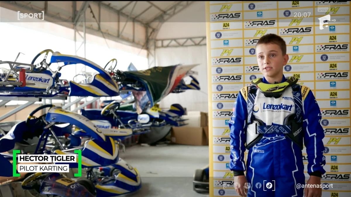 Jurnal Antena Sport | Hector Ţigler vrea să îi calce pe urme lui Max Verstappen