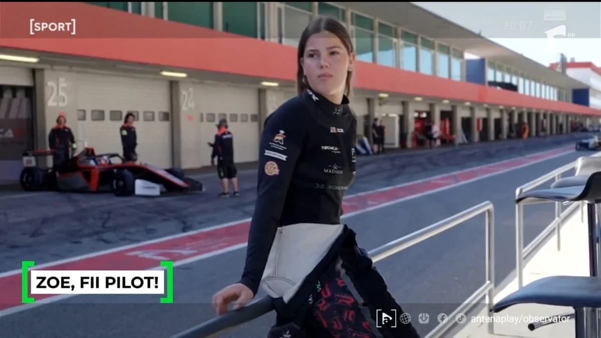 Jurnal Antena Sport | Zoe Florescu va ieşi pe circuit alături de starurile din Formula 1