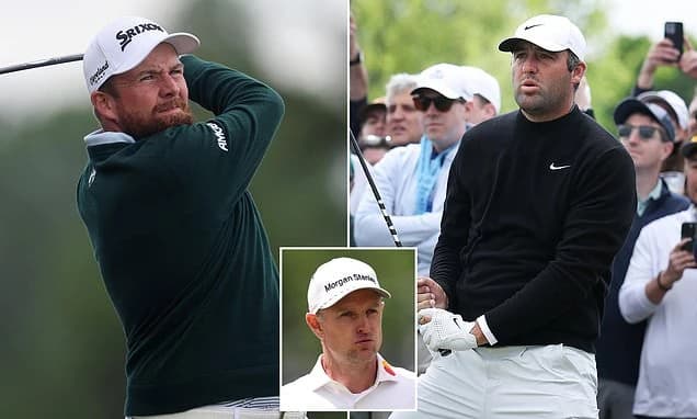 Justin Rose and Shane Lowry brutally humbled in PGA Championship second round as Scottie Scheffler b