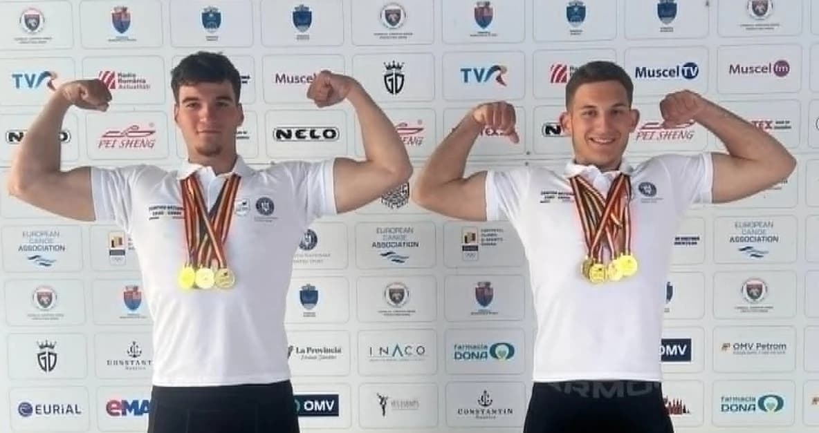 Kaiaciștii arădeni Ionuț Gherman și Șerban Fratu au devenit cvadrupli campioni naționali la juniori!