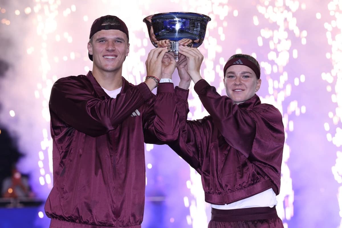 Karolina Muchova and Jakub Mensik win thrilling final to secure US Open mixed doubles glory