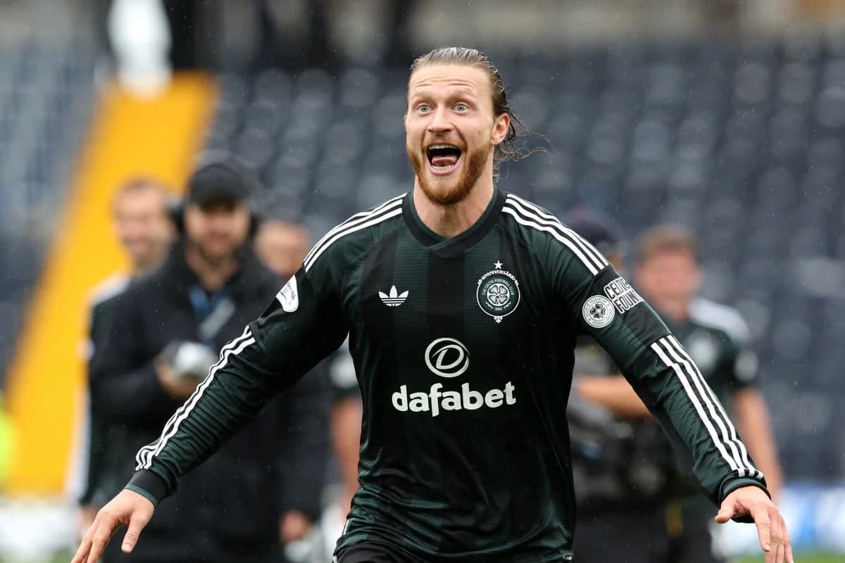 Kasper Hogh hat-trick powers Celtic to Kilmarnock thrashing without Martin O’Neill