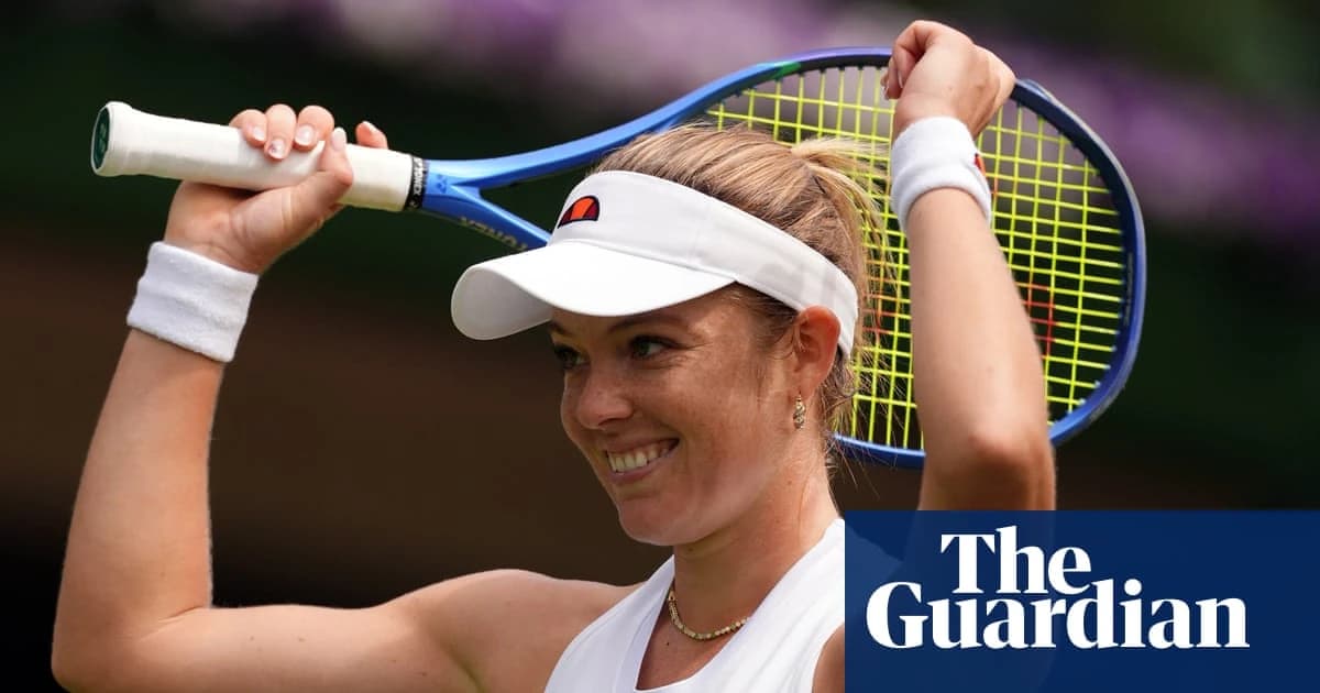 Katie Swan glides past Begu but Boulter joins early British exodus at Wimbledon